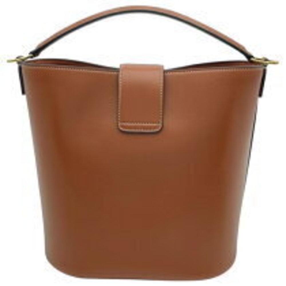 Celine smooth Louise tan Bucket calfskin